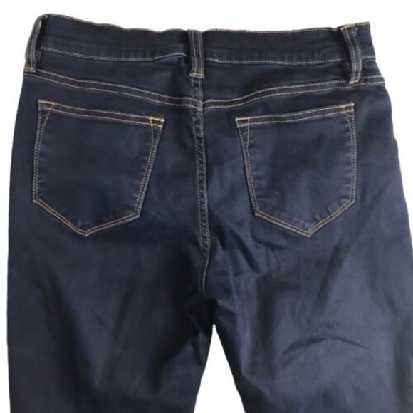 New J. Crew Womans Stretch Med Rise Skinny Jeans Sz 27 Dark 28x28 RN 77388 - Picture 10 of 12